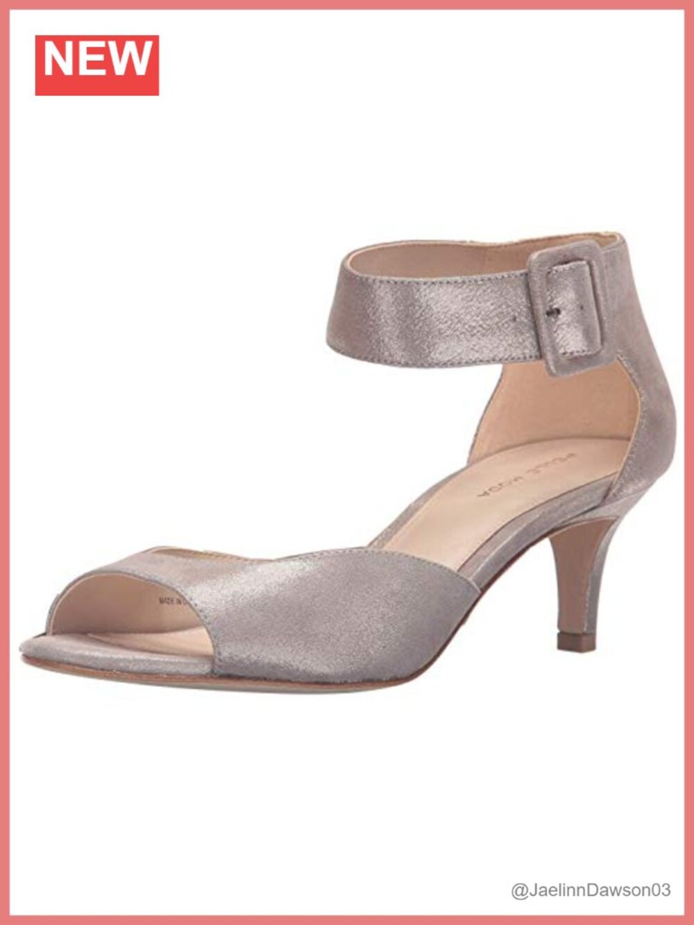 Pelle Moda Kallie Washed Cork White Heeled Pumps